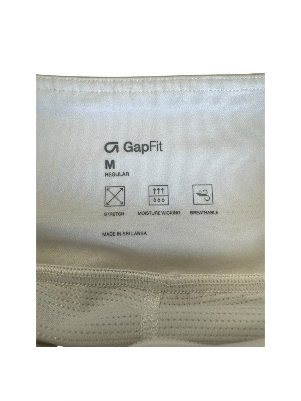 GAP FIT | Classic Athletic Skirt with Shorts Liner in White, Size Medium - Picture 8 of 10